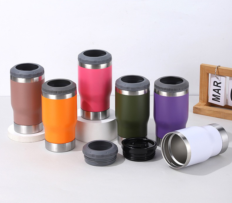 Custom 14oz Insulated Stainless Steel Beer Mug with Bottle Opener