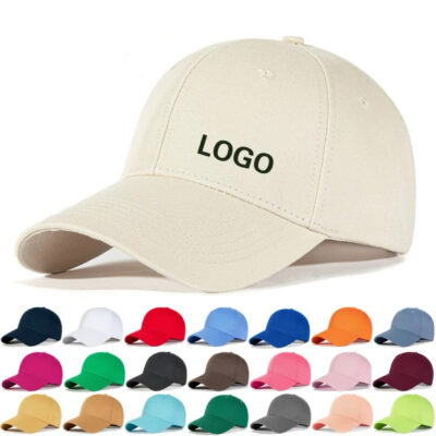 Custom Cotton Baseball Cap with Logo