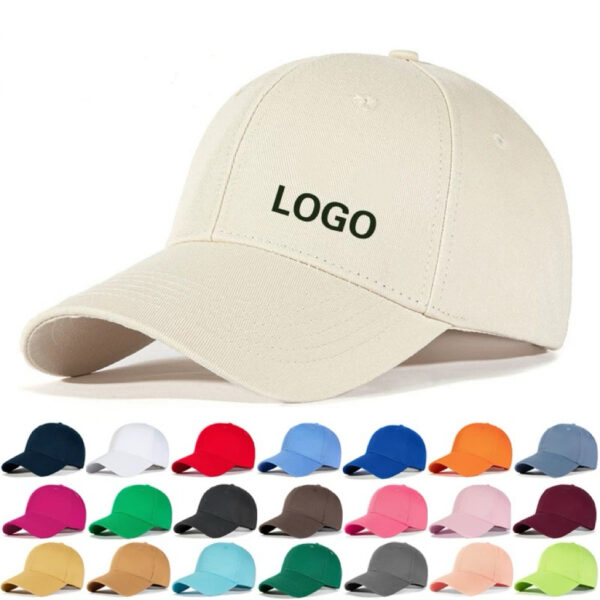 Custom Cotton Baseball Cap with Logo