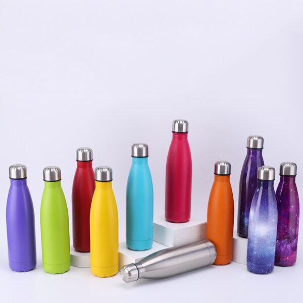Stainless Steel Cola Shape Vacuum Insulated Bottle – 350ml/500ml/750ml/1000ml