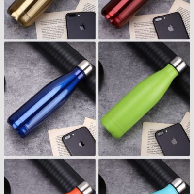 Stainless Steel Cola Shape Vacuum Insulated Bottle – 350ml/500ml/750ml/1000ml