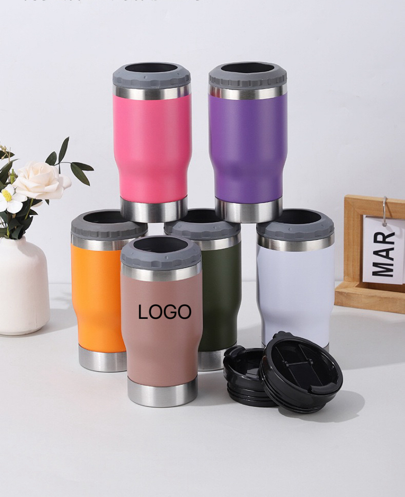 Custom 14oz Insulated Stainless Steel Beer Mug with Bottle Opener