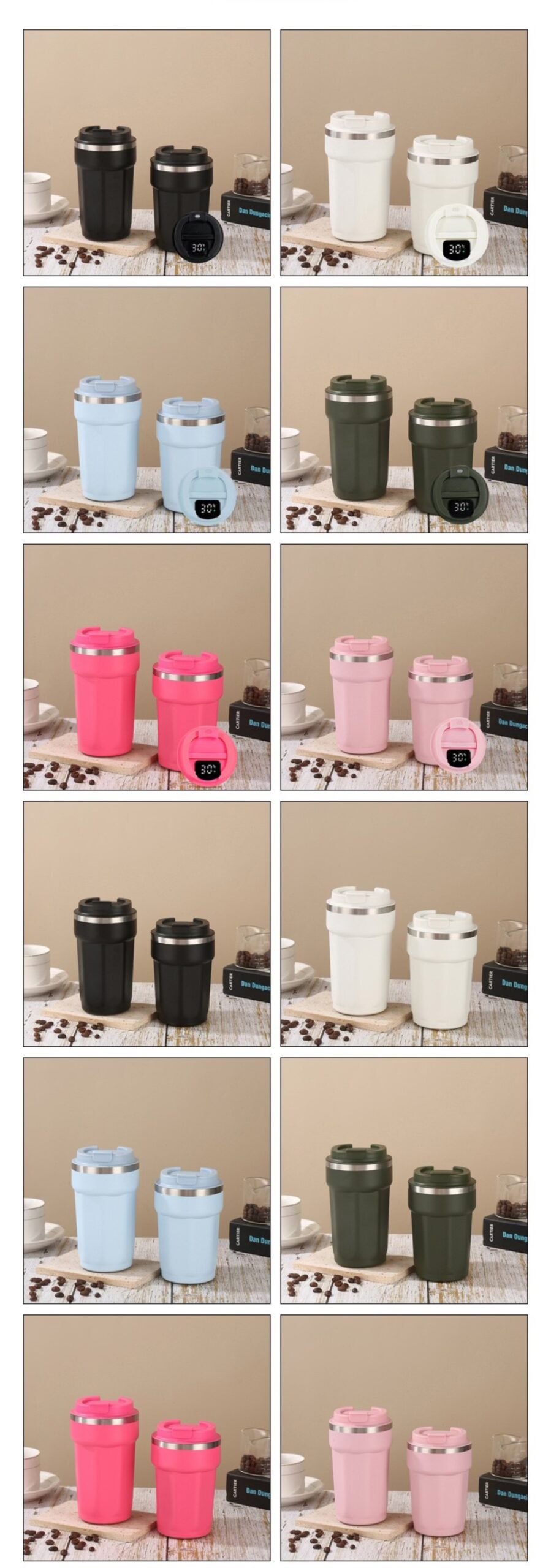 Stainless Steel Double-Wall Insulated Coffee Cup