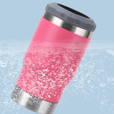 Custom 14oz Insulated Stainless Steel Beer Mug with Bottle Opener