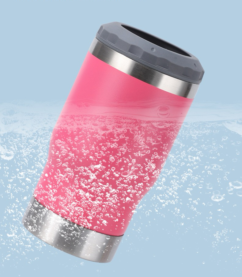 Custom 14oz Insulated Stainless Steel Beer Mug with Bottle Opener