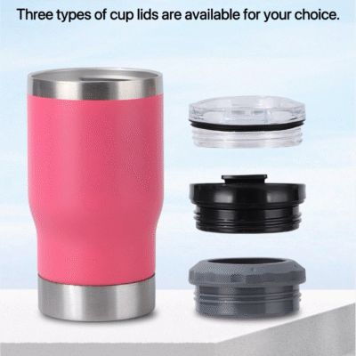 Custom 14oz Insulated Stainless Steel Beer Mug with Bottle Opener