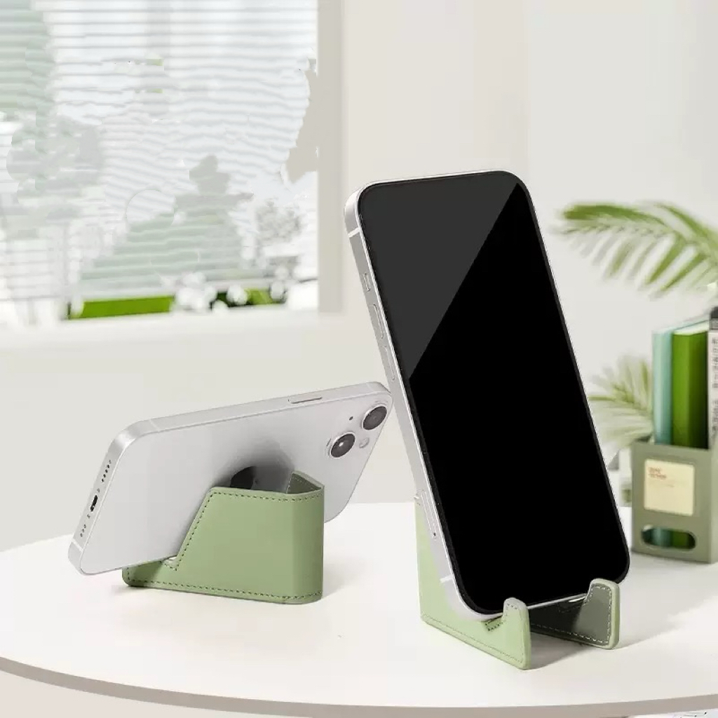 A5 Leather Notebook with Phone Stand & Logo Printing