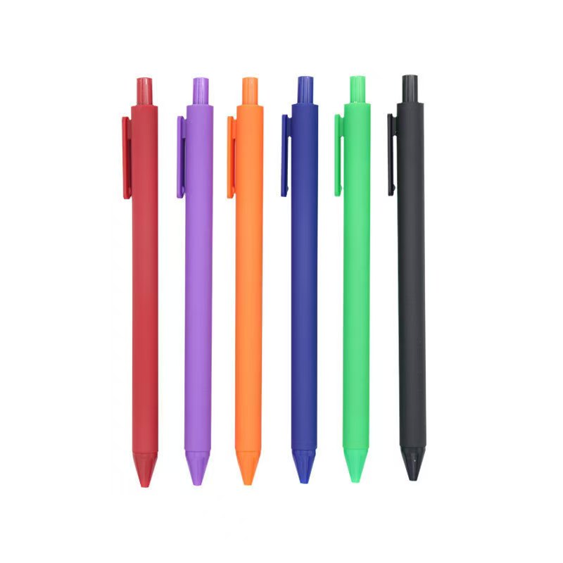Custom Plastic Ballpoint Pen with Soft-Touch Finish – Promotional & Logo Printable